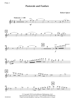 Pastorale and Fanfare von Robert Spicer (Download) 