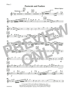 Pastorale and Fanfare von Robert Spicer (Download) 