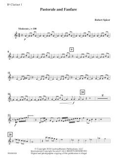 Pastorale and Fanfare von Robert Spicer (Download) 