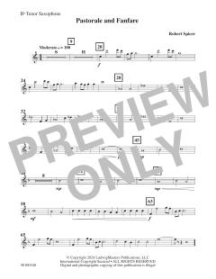 Pastorale and Fanfare von Robert Spicer (Download) 