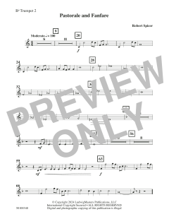 Pastorale and Fanfare von Robert Spicer (Download) 