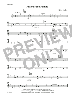 Pastorale and Fanfare von Robert Spicer (Download) 