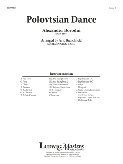 Polovtsian Dance von Alexander Borodin (Download) 