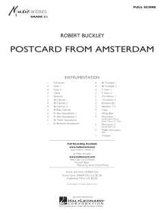 Postcard from Amsterdam von Robert Buckley (Download) 