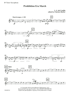 Prohibition Era March von L.G. del Castillo (Download) 