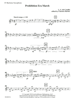 Prohibition Era March von L.G. del Castillo (Download) 