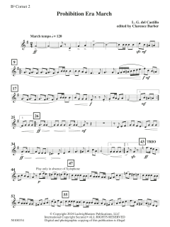 Prohibition Era March von L.G. del Castillo (Download) 