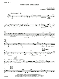 Prohibition Era March von L.G. del Castillo (Download) 