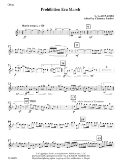 Prohibition Era March von L.G. del Castillo (Download) 