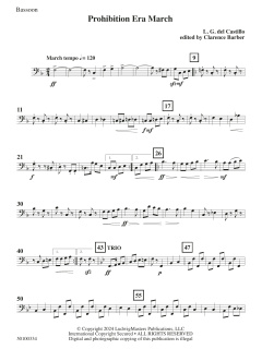 Prohibition Era March von L.G. del Castillo (Download) 