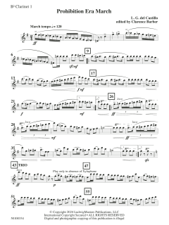Prohibition Era March von L.G. del Castillo (Download) 