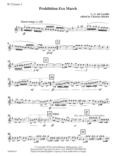 Prohibition Era March von L.G. del Castillo (Download) 