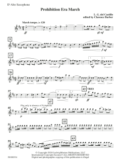 Prohibition Era March von L.G. del Castillo (Download) 