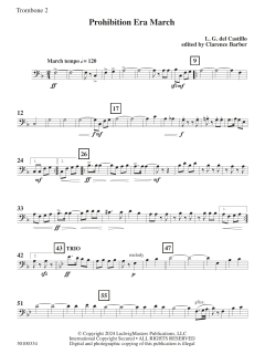 Prohibition Era March von L.G. del Castillo (Download) 