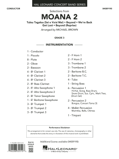 Selections from Moana 2 von Abigail Barlow (Download) 