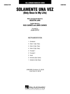 Solamente Una Vez von Augustin Lara (Download) 
