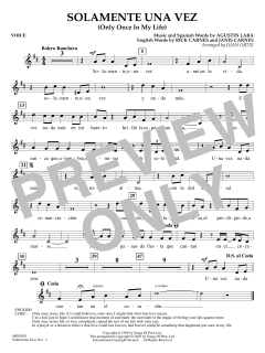 Solamente Una Vez von Augustin Lara (Download) 