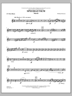 Speedgetsem (March) von William Bolcom (Download) 