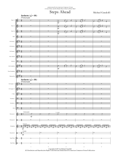 Steps Ahead von Michael Gandolfi (Download) 