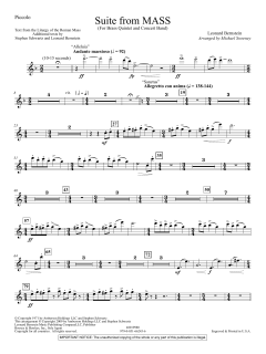 Suite from Mass von Leonard Bernstein (Download) 