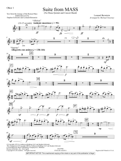 Suite from Mass von Leonard Bernstein (Download) 