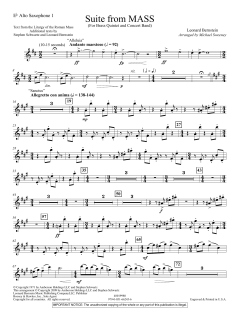Suite from Mass von Leonard Bernstein (Download) 