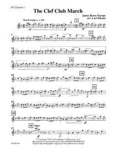 The Clef Club March von James Reese Europe (Download) 