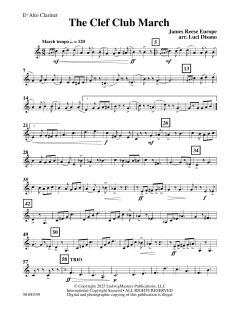 The Clef Club March von James Reese Europe (Download) 