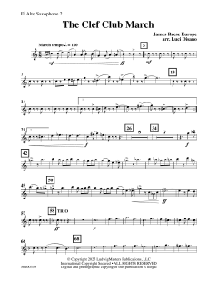 The Clef Club March von James Reese Europe (Download) 