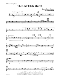 The Clef Club March von James Reese Europe (Download) 