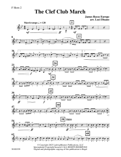 The Clef Club March von James Reese Europe (Download) 