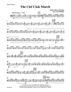 The Clef Club March von James Reese Europe (Download) 