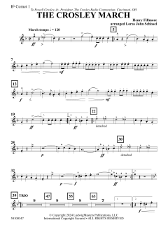 The Crosley March von Henry Fillmore (Download) 