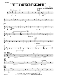 The Crosley March von Henry Fillmore (Download) 