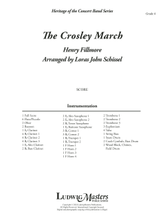 The Crosley March von Henry Fillmore (Download) 