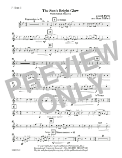 The Sun's Bright Glow von Joseph Parry (Download) 