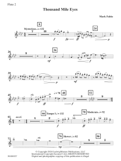 Thousand Mile Eyes von Mark Fabio (Download) 