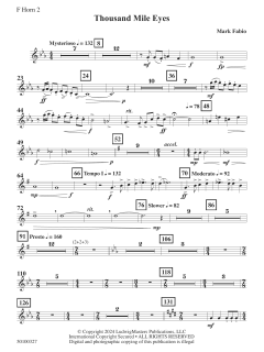 Thousand Mile Eyes von Mark Fabio (Download) 