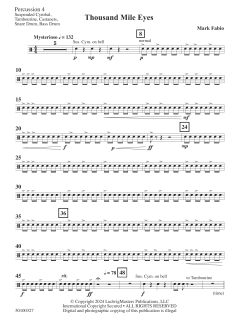 Thousand Mile Eyes von Mark Fabio (Download) 