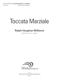 Toccata Marziale von Ralph Vaughan Williams (Download) 