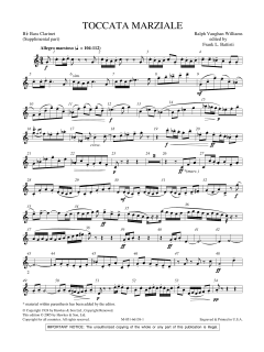 Toccata Marziale von Ralph Vaughan Williams (Download) 