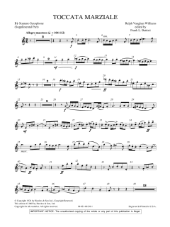 Toccata Marziale von Ralph Vaughan Williams (Download) 