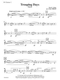 Trouping Days von Karl L. King (Download) 