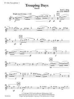 Trouping Days von Karl L. King (Download) 