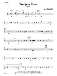 Trouping Days von Karl L. King (Download) 