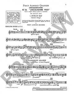 Lincolnshire Posy von Percy Aldridge Grainger 