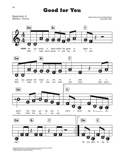 Good For You von Benj Pasek (Download) 