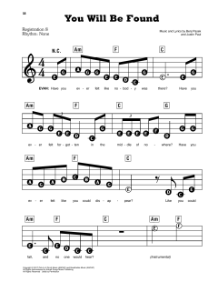 You Will Be Found von Benj Pasek (Download) 