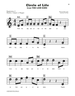 Circle Of Life von Elton John (Download) 