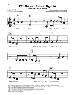 I'll Never Love Again von Lady Gaga (Download) 